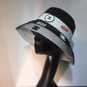 Chanel Charms Fedora Hat Black 