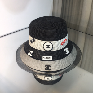 Luxury Womens Hats Chanel Charms Fedora Hat Black A144PP100 AA147985