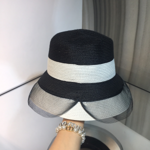 Luxury Womens Hats Chanel Charms Fedora Hat Black A144PP100 AA147985
