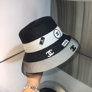 Luxury Womens Hats Chanel Charms Fedora Hat Black A144PP100 AA147985