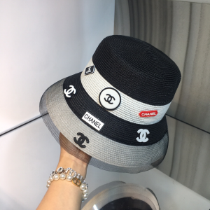 Luxury Womens Hats Chanel Charms Fedora Hat Black A144PP100 AA147985