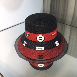 Luxury Womens Hats Chanel Charms Fedora Hat Red A144PP100 AA147986