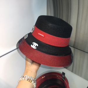 Luxury Womens Hats Chanel Charms Fedora Hat Red A144PP100 AA147986