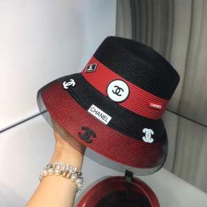 Luxury Womens Hats Chanel Charms Fedora Hat Red A144PP100 AA147986