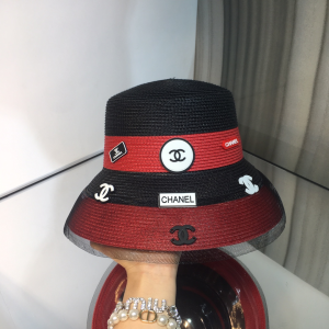 Luxury Womens Hats Chanel Charms Fedora Hat Red A144PP100 AA147986