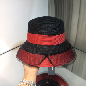 Luxury Womens Hats Chanel Charms Fedora Hat Red A144PP100 AA147986