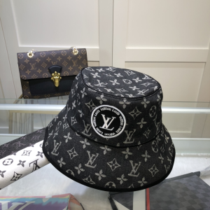 Louis Vuitton Denim Monogram Bucket Hat 