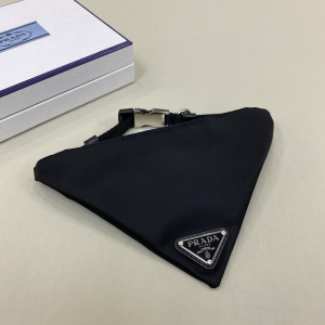 Luxury Womens Accessories Prada Nylon Pet Collar Black 2YC011 A155PP160 AA148141