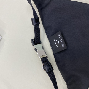 Luxury Womens Accessories Prada Nylon Pet Collar Black 2YC011 A155PP160 AA148141