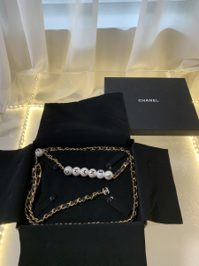 Luxury Womens Belts Chanel Chain Pearls Belt A175PP240 AA148176