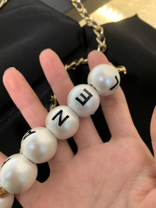 Luxury Womens Belts Chanel Chain Pearls Belt A175PP240 AA148176