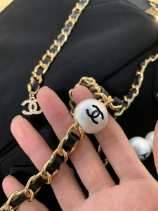 Luxury Womens Belts Chanel Chain Pearls Belt A175PP240 AA148176