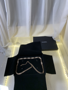 Luxury Womens Belts Chanel Monogram Link Chain Belt A175PP240 AA148179