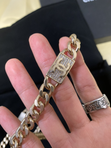 Luxury Womens Belts Chanel Monogram Link Chain Belt A175PP240 AA148179