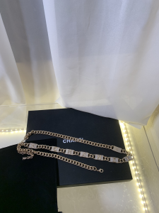 Luxury Womens Belts Chanel Monogram Link Chain Belt A175PP240 AA148179