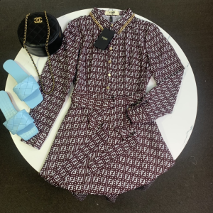 Fendi FF Jacquard Dress 