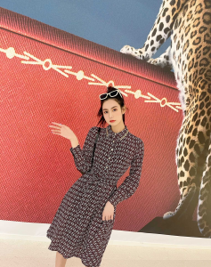 Luxury Womens Clothing Fendi FF Jacquard Dress SML A154PP480 AA148135