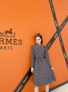 Luxury Womens Clothing Fendi FF Jacquard Dress SML A154PP480 AA148135