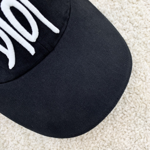 Luxury Womens Hats Dior Homme Baseball Hat Cap Black A155PP180 AA148137