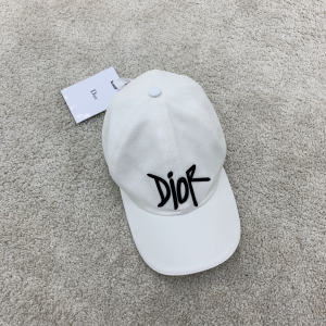 Luxury Womens Hats Dior Homme Baseball Hat Cap White A155PP180 AA148138