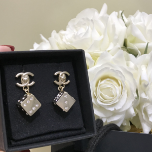 Chanel Dice CC Logo Earrings 