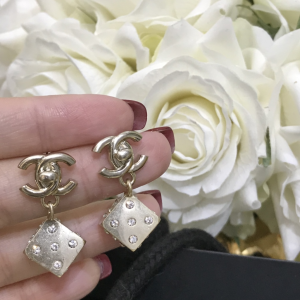Luxury Womens Jewelry Chanel Dice CC Logo Earrings A152PP130 AA148131