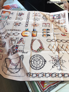 Chanel 2021 Cashmere Silk Scarf Pink 