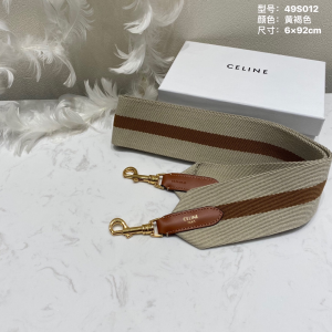 Celine Short Shoulder Strap Textile and Calfskin Natural Tan Celine Short Shoulder Strap Textile and Calfskin Natural Tan