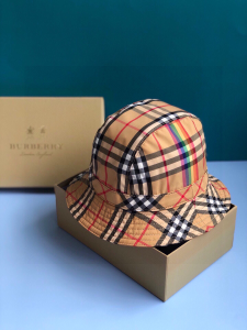 Luxury Womens Hats Burberry Vintage Check Bucket Hat A190PP110 AA148294