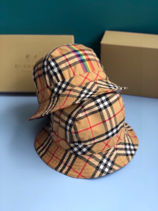Luxury Womens Hats Burberry Vintage Check Bucket Hat A190PP110 AA148294