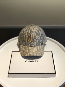 Luxury Womens Hats Dior Embroidered Beige Oblique Baseball Hat A190PP90 AA148301