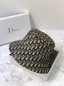 Luxury Womens Hats Dior Oblique Bucket Hat A190PP95 AA148302