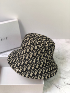 Luxury Womens Hats Dior Oblique Bucket Hat A190PP95 AA148302