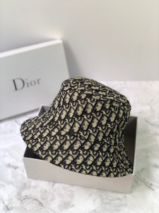 Luxury Womens Hats Dior Oblique Bucket Hat A190PP95 AA148302