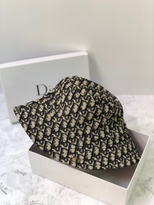 Luxury Womens Hats Dior Oblique Bucket Hat A190PP95 AA148302