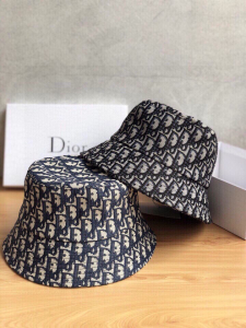 Luxury Womens Hats Dior Oblique Burgundy Bucket Hat A190PP90 AA148288