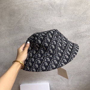 Luxury Womens Hats Dior Oblique Burgundy Bucket Hat A190PP90 AA148288