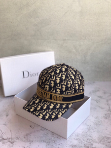 Dior Oblique Dior Jacquard Bucket Hat Blue 