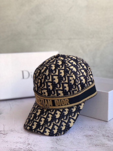 Luxury Womens Hats Dior Oblique Dior Jacquard Bucket Hat Blue A190PP100 AA148290