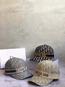 Luxury Womens Hats Dior Oblique Dior Jacquard Bucket Hat Blue A190PP100 AA148290