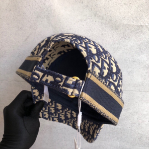Luxury Womens Hats Dior Oblique Dior Jacquard Bucket Hat Blue A190PP100 AA148290