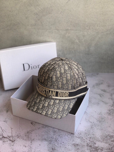 Dior Oblique Dior Jacquard Bucket Hat Grey 