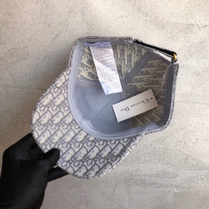 Luxury Womens Hats Dior Oblique Dior Jacquard Bucket Hat Grey A190PP100 AA148291
