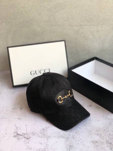 Gucci Horsebit GG Supreme Baseball Hat Black 