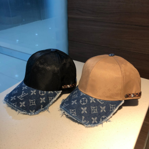 Luxury Womens Hats Louis Vuitton Monogram Baseball Cap Hat Beige A190PP90 AA148279