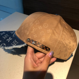Luxury Womens Hats Louis Vuitton Monogram Baseball Cap Hat Beige A190PP90 AA148279