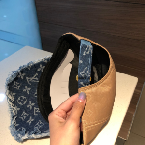 Luxury Womens Hats Louis Vuitton Monogram Baseball Cap Hat Beige A190PP90 AA148279