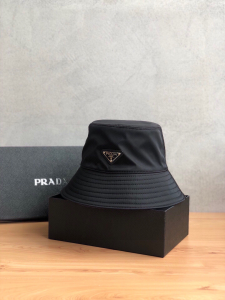 Prada Nylon Bucket Hat Black 