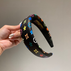 Louis Vuitton Monogram Headband Black 