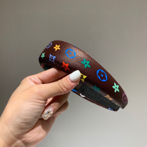 Luxury Womens Head Band Louis Vuitton Monogram Headband in Brown A190PP85 AA148269